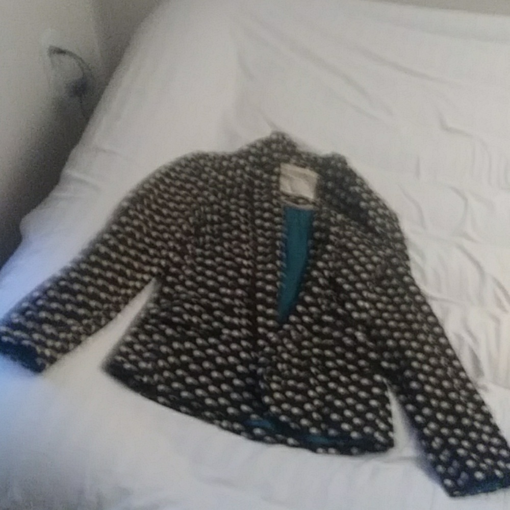 Polka Dot Anthropologie Blazer